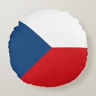 Coussins Ronds Drapeau de la République tchèque