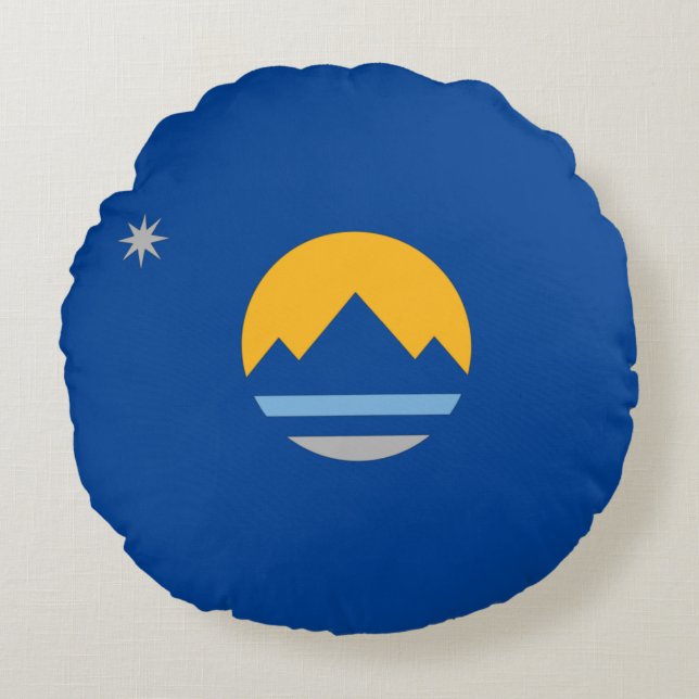 Coussins Ronds Drapeau de la ville de Reno (Nevada) (Devant)