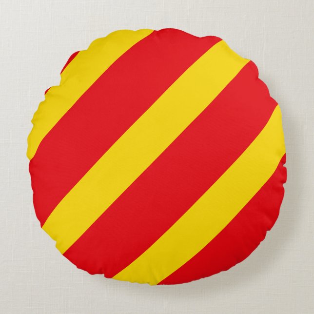 Coussins Ronds Drapeau de signalisation lettre Y (Devant)