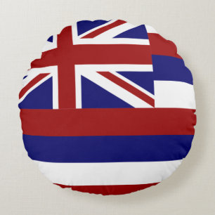 Coussins Ronds Drapeau d'Hawaï