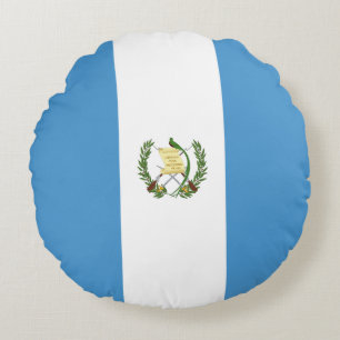Coussins Ronds Drapeau du Guatemala