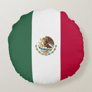 Coussins Ronds Drapeau du Mexique