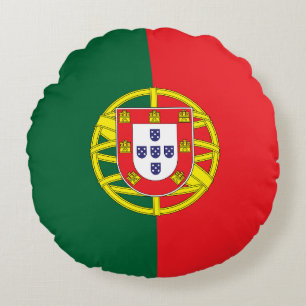 Coussins Ronds Drapeau du Portugal