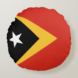 Coussins Ronds Drapeau du Timor oriental