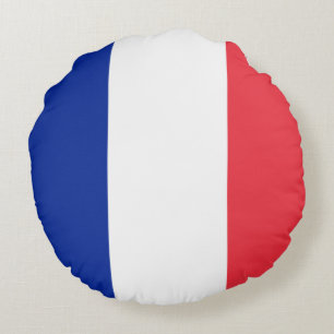 Coussins Ronds Drapeau français (France)