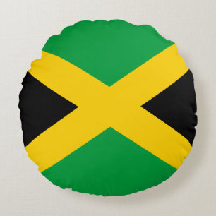 Coussins Ronds Drapeau jamaïcain