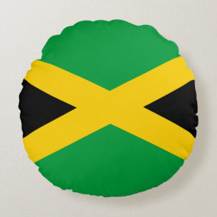 Coussins Ronds Drapeau jamaïcain