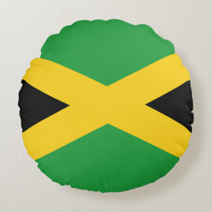 Coussins Ronds Drapeau Jamaïque