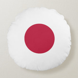 Coussins Ronds Drapeau Japon