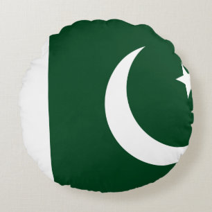 Coussins Ronds Drapeau pakistanais