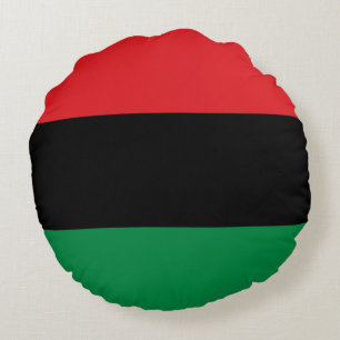 Coussins Ronds Drapeau panafricain