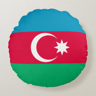 Coussins Ronds Drapeau patriotique azerbaïdjanais