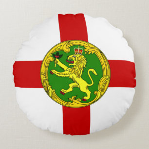 Coussins Ronds Drapeau patriotique d'Aurigny