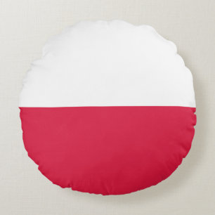 Coussins Ronds Drapeau Pologne