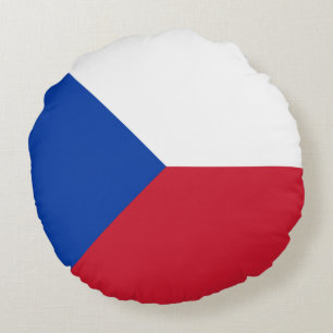 Coussins Ronds Drapeau République tchèque