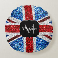 Drapeau rouge bleu blanc brillant parties scintill