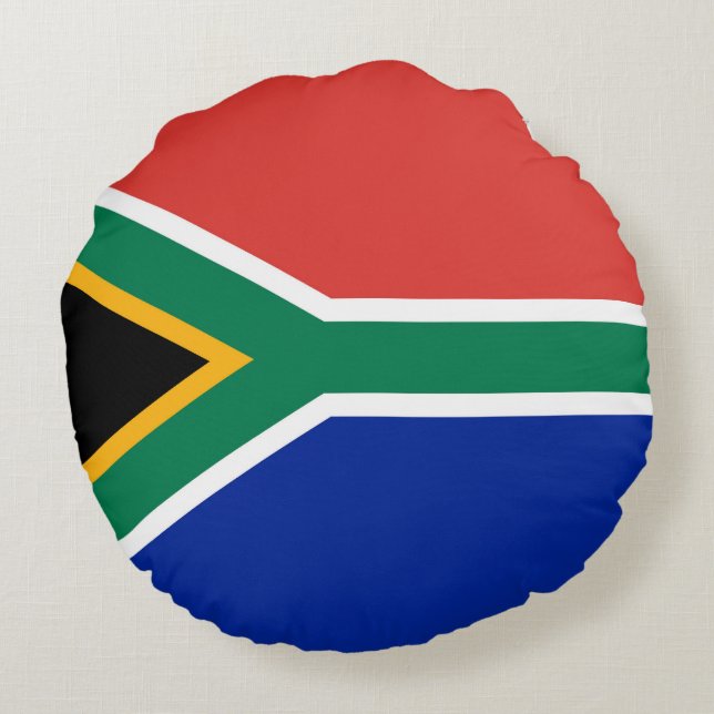 Coussins Ronds drapeau sud-africain (Dos)