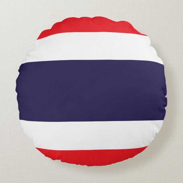 Coussins Ronds Drapeau Thaïlande (Devant)