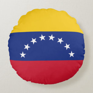 Coussins Ronds Drapeau Venezuela