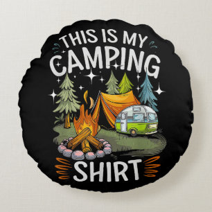 Coussins Ronds Drôle C'est Mon Camping Pour Campeur