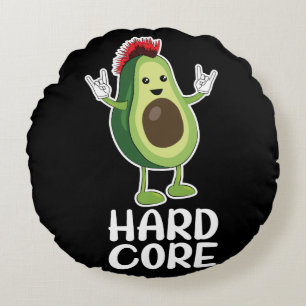 Coussins Ronds Dur coeur Avocado Funny