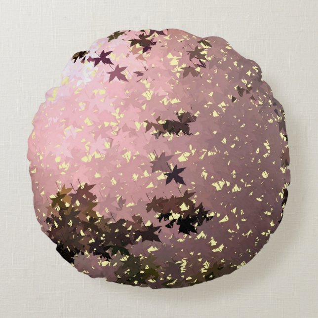 COUSSINS RONDS EAU D'AUTOMNE (Devant)