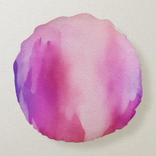 Coussins Ronds Eau rose et violette Couleur Espace Positif