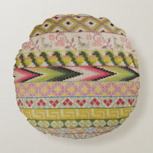 Coussins Ronds Échantillonneur de broderie