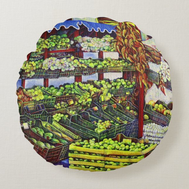 Coussins Ronds Eddie's Market, Hongrie (Devant)