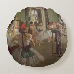 Coussins Ronds Edgar Degas  The Dancing Class, c.1873-76