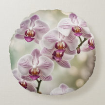 Effet Bokeh doux des orchidées en fleurs