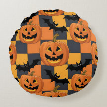 Éffrayant Citrouille d'Halloween et Motif de chauv