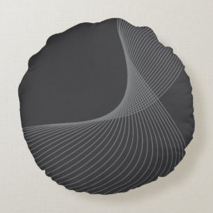 Coussins Ronds Elégant, chic, simple, moderne motif graphique