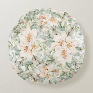 Coussins Ronds élégant floral