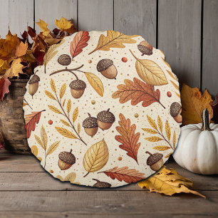 Coussins Ronds Élégant Motif Automne