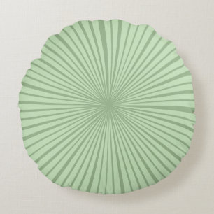Coussins Ronds Elégant Sage Green Wheel tendance tendance