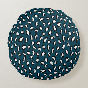 Coussins Ronds Elégante peau de jaguar sans couture motif, art an
