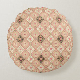 Coussins Ronds Elégante Saint Valentin baroque Vintage