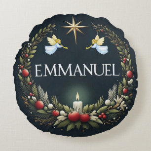 Coussins Ronds Emmanuel Christmas angels