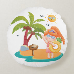 Coussins Ronds enfants d'été