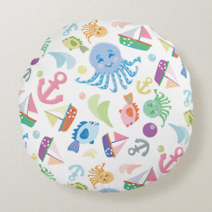 Coussins Ronds Enfants nautiques