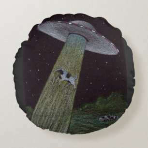 Coussins Ronds Enlèvement d'Aliens