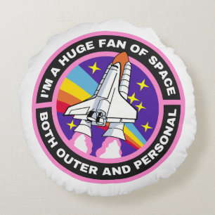 Coussins Ronds énorme fan de l'espace