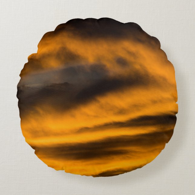 Coussins Ronds épuisement des aigles (Devant)