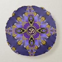 Équilibre Violet OM Mandala Yoga Spirituel