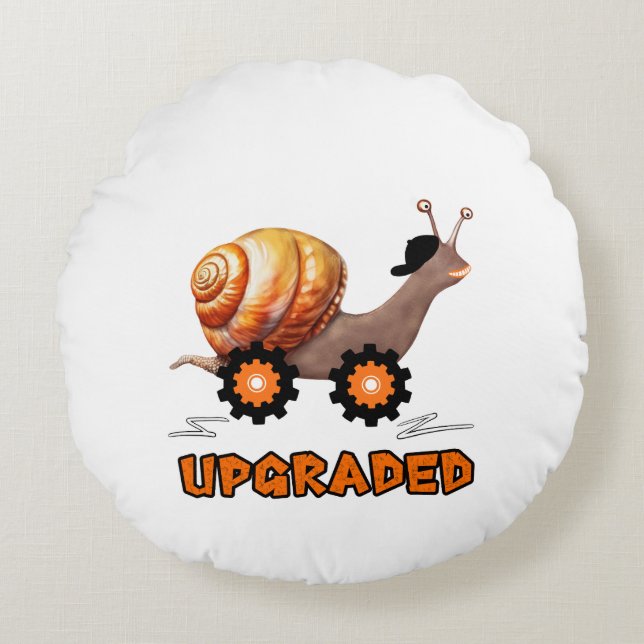 Coussins Ronds Escargot rapide (Devant)