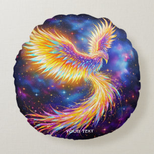 Coussins Ronds Espace Phoenix Imaginaire Cute Starlight