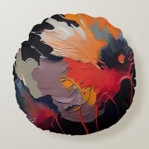 Coussins Ronds Essence du jardin I – Expression nocturne