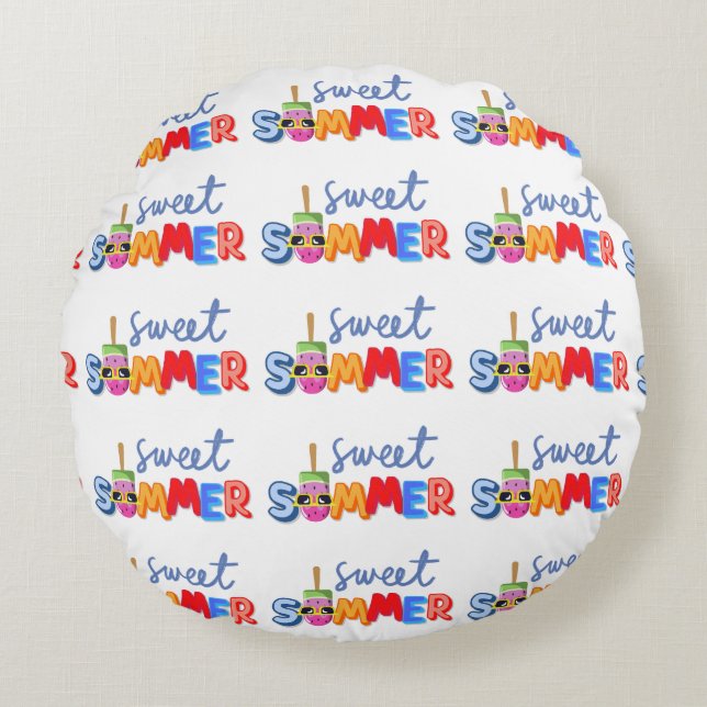 Coussins Ronds été doux (Devant)