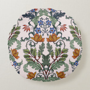 Coussins Ronds Ethnique traditionnelle : Floral Vintage décoratif